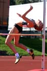 Emma Canning (Whitemoss AC) in the  heptathlon under-18s high jump during the Hexham Decathlon and heptathlon.